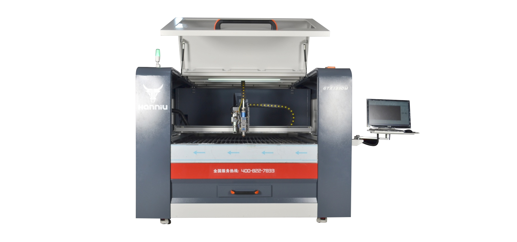 Metal and non-metal fiber laser cutting machine GTX-1390